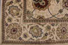 375x250 cm Indian Ziegler Tribal Wool Rug Handmade Beige - Rugoutlet