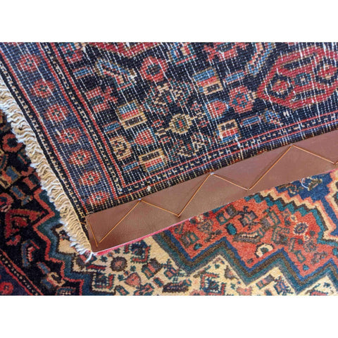 93 x 70 cm Persian Senneh Traditional Red Small Rug - Rugoutlet