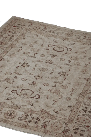 317x247 cm Ziegler Tribal Wool Rug Handmade Beige - Rugoutlet