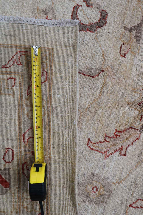 317x247 cm Ziegler Tribal Wool Rug Handmade Beige - Rugoutlet