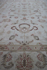 317x247 cm Ziegler Tribal Wool Rug Handmade Beige - Rugoutlet