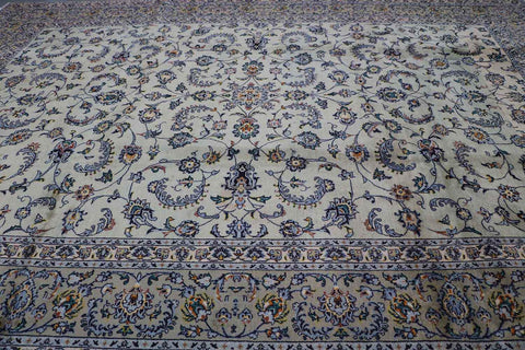 364x260 cm Persian Kashan wool rug - Rugoutlet