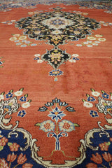 385x290 cm Persian Sarouk Mahal Wool Rug Handmade - Rugoutlet