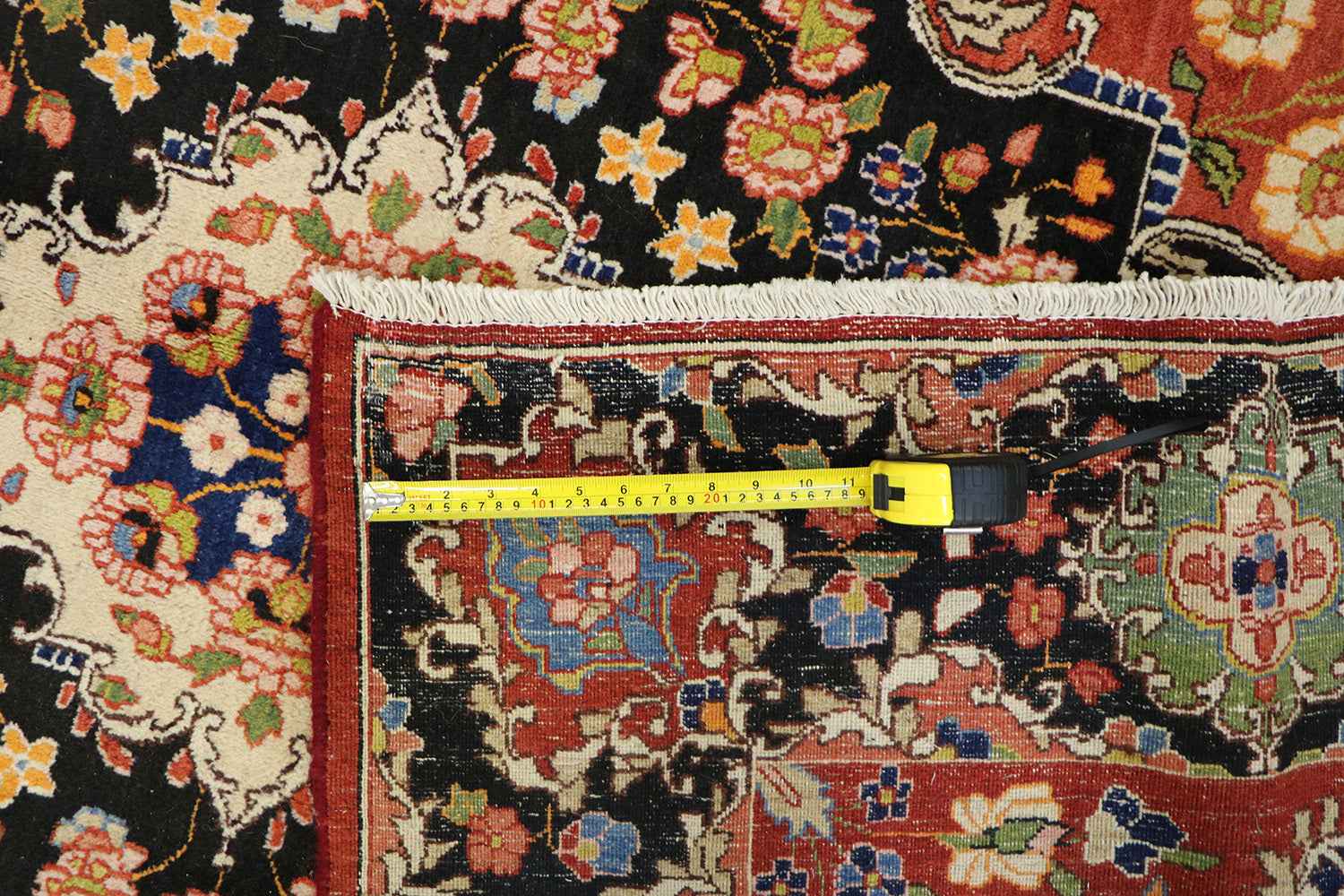 385x290 cm Persian Sarouk Mahal Wool Rug Handmade - Rugoutlet