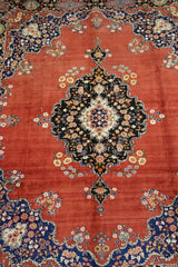 385x290 cm Persian Sarouk Mahal Wool Rug Handmade - Rugoutlet