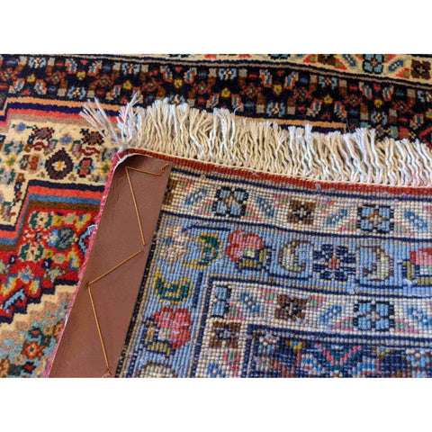97 x 75 cm Persian Senneh Traditional Brown Small Rug - Rugmaster