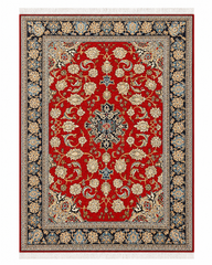 Persian Kashan Floral Rug 225 x 140 cm (7.38 x 4.59 ft)