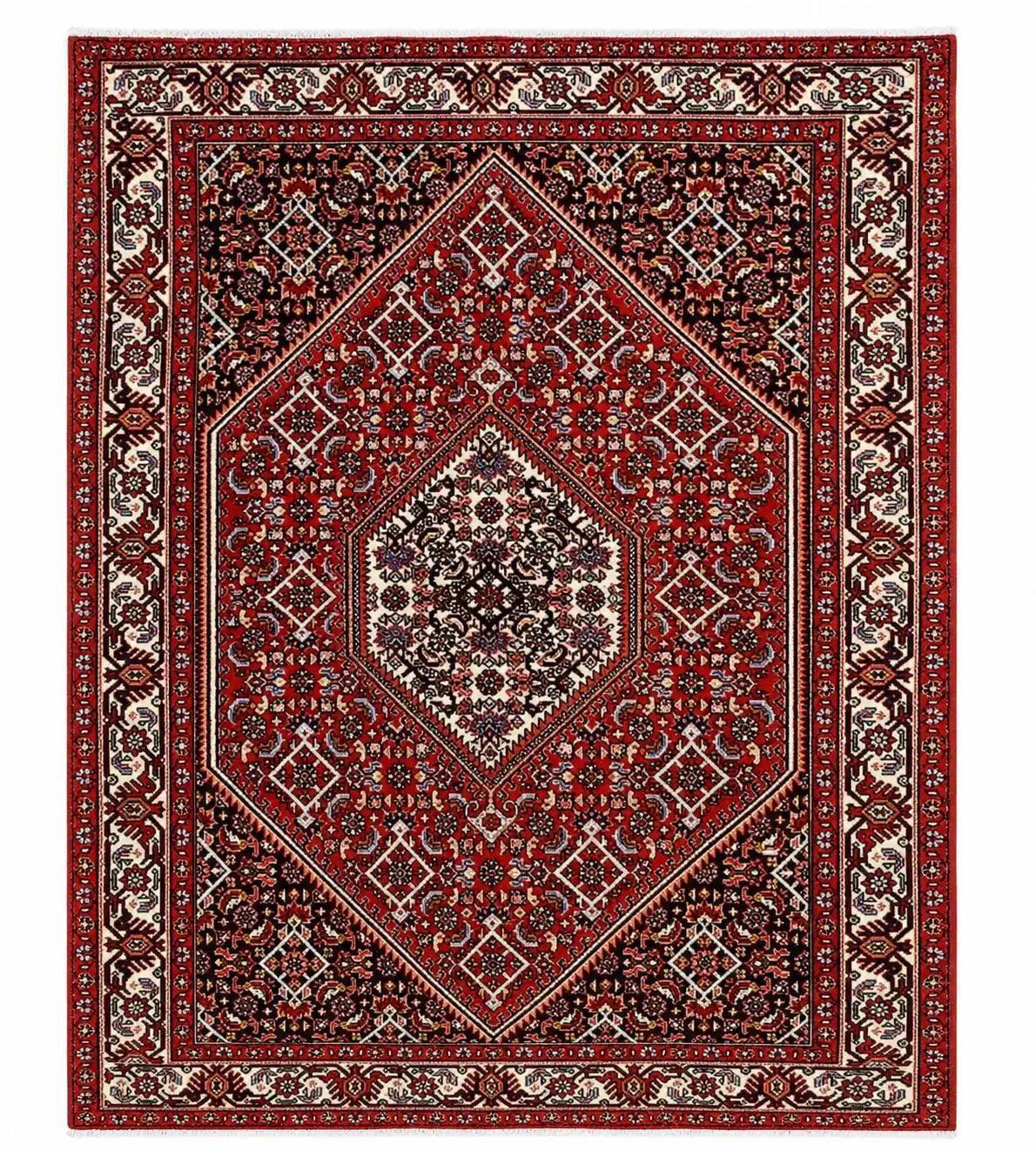 Persian Bidjar Hand-Knotted 207 x 154 cm