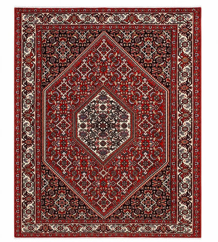 Persian Bidjar Hand-Knotted 207 x 154 cm