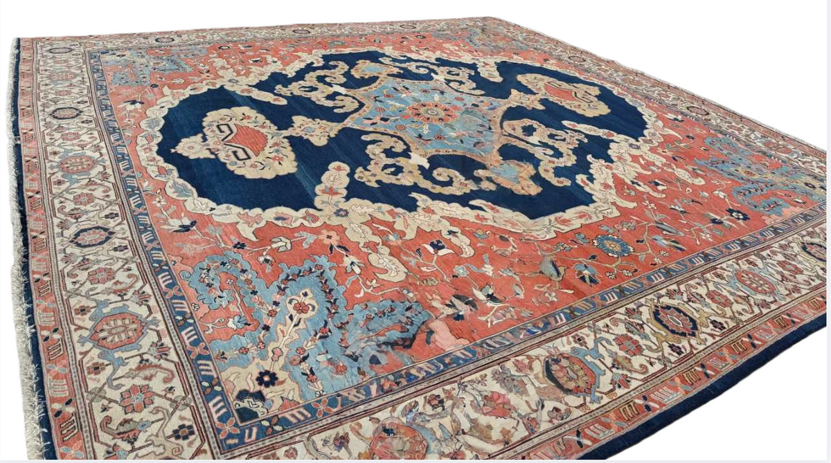 Sarouk  Wool Rug 6m x 4m ( 600 x 400 cm)