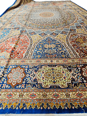 520x350 cm Fine Pure Silk Persian Tabriz rug - Rugoutlet