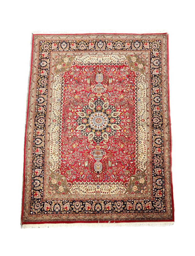 395x295cm Fine Persian Tabriz wool rug - Rugoutlet