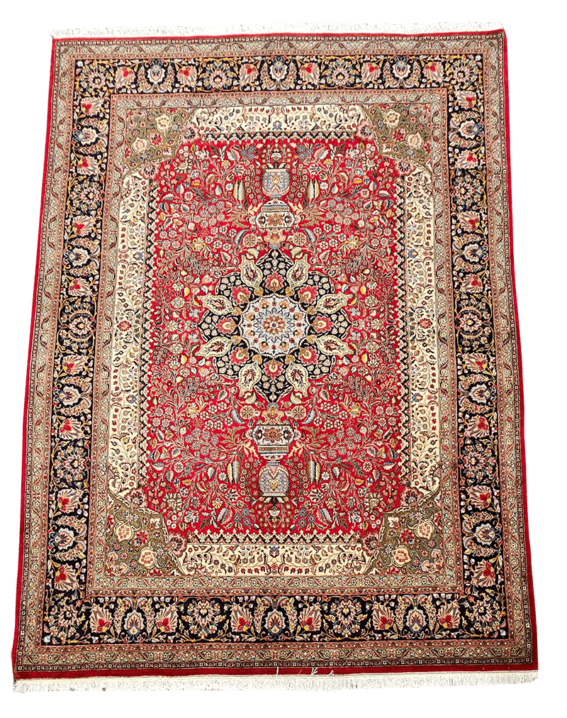 395x295cm Fine Persian Tabriz wool rug - Rugoutlet