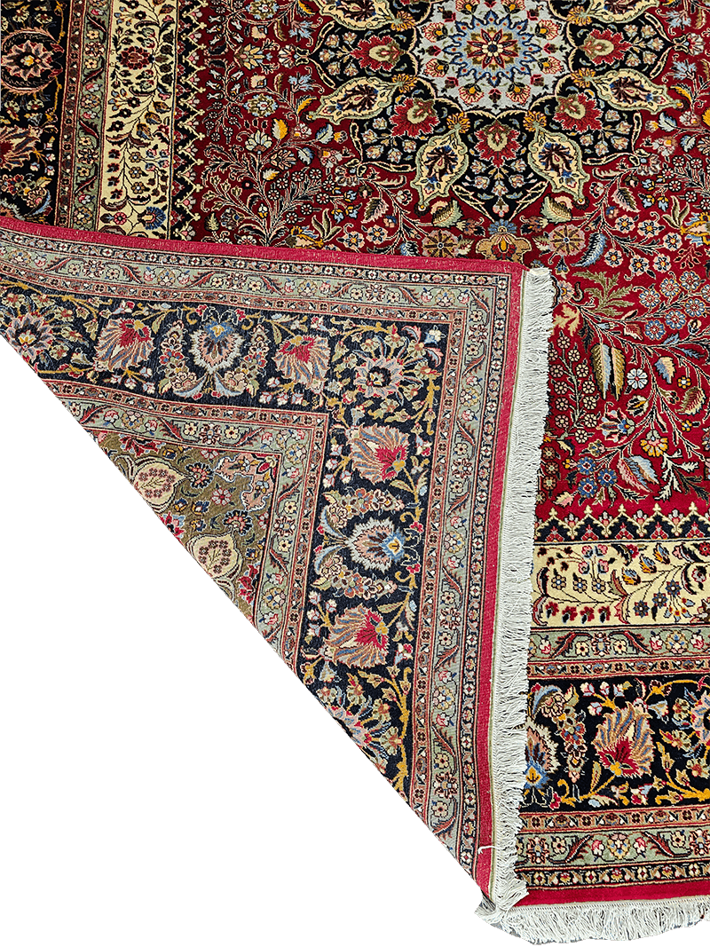 395x295cm Fine Persian Tabriz wool rug - Rugoutlet