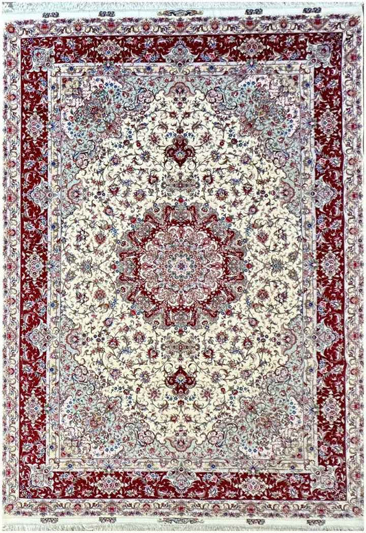 350x250 cm Fine Persian Tabriz Silk and Wool rug