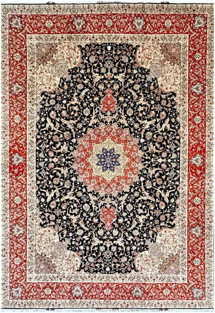 400x300 cm Fine Persian Tabriz Silk and wool rug - Rugoutlet