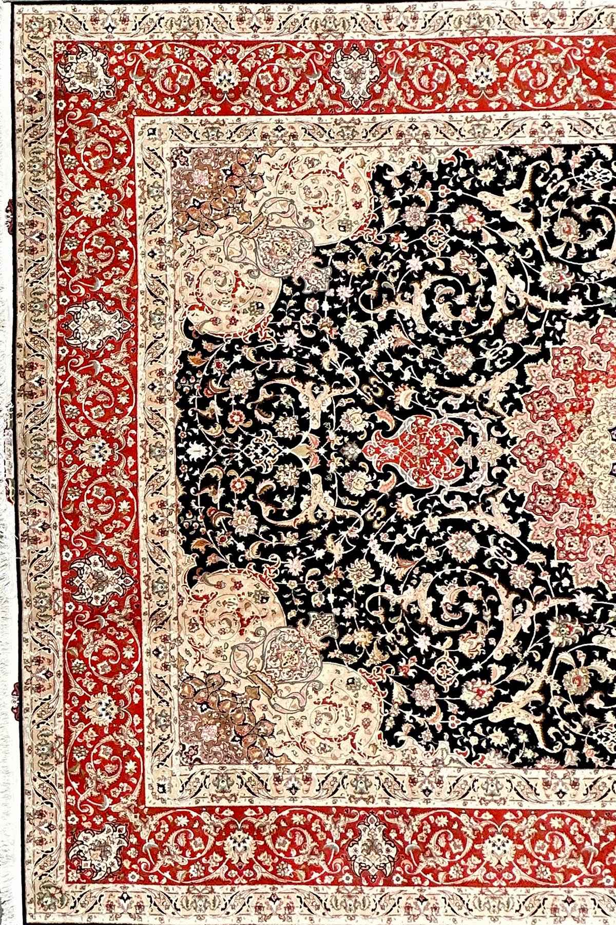 400x300 cm Fine Persian Tabriz Silk and wool rug - Rugoutlet