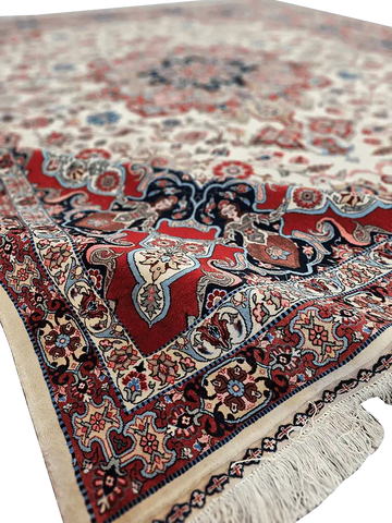 430x340 cm Fine Silk Persian Tabriz rug - Rugoutlet