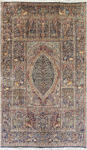 400x301cm Fine Old Persian Kerman Ravar rug - Rugoutlet