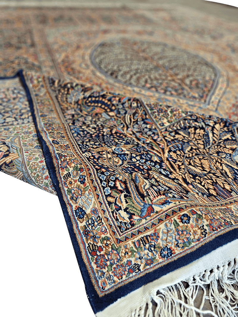 400x301cm Fine Old Persian Kerman Ravar rug - Rugoutlet