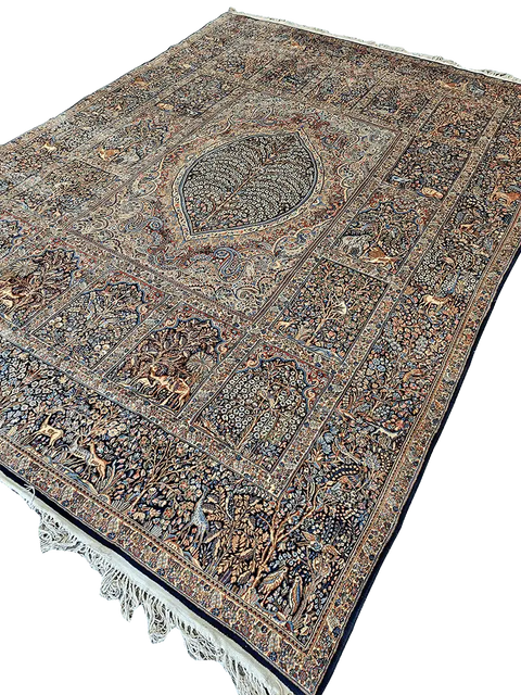 400x301cm Fine Old Persian Kerman Ravar rug - Rugoutlet