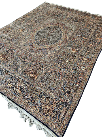 400x301cm Fine Old Persian Kerman Ravar rug - Rugoutlet