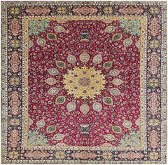 405x298cm Fine Persian Tabriz Silk and wool rug - Rugoutlet