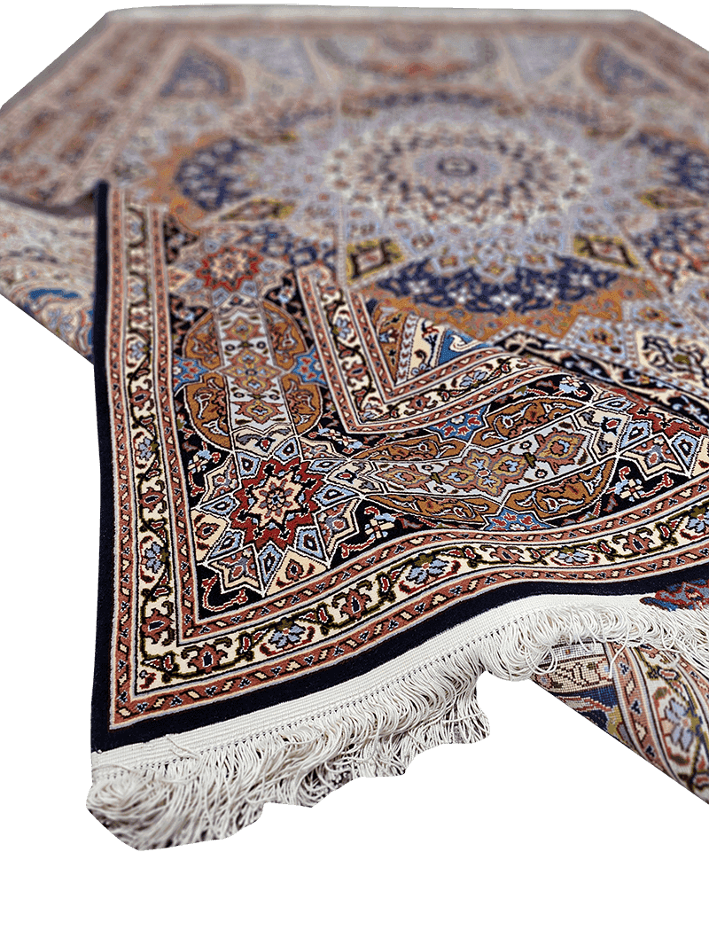 308x205 cm Fine Persian Tabriz rug Silk and wool - Rugoutlet