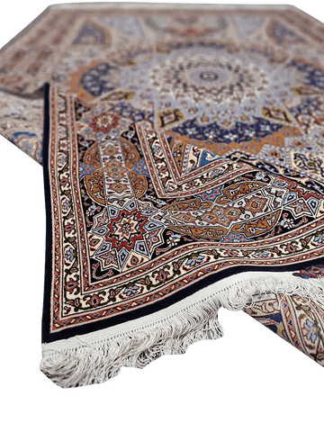 308x205 cm Fine Persian Tabriz rug Silk and wool - Rugoutlet
