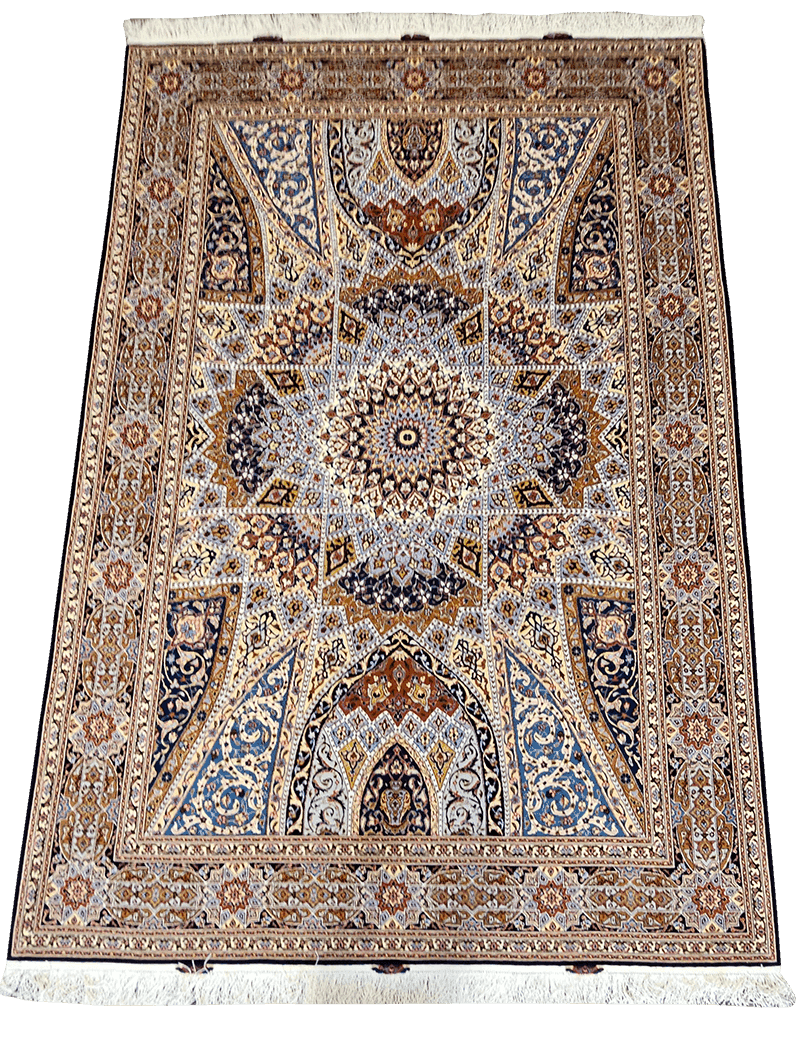 308x205 cm Fine Persian Tabriz rug Silk and wool - Rugoutlet