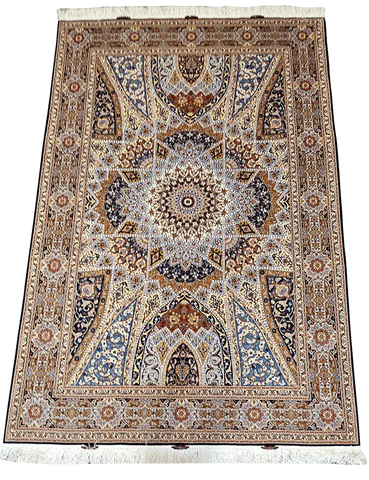 308x205 cm Fine Persian Tabriz rug Silk and wool - Rugoutlet