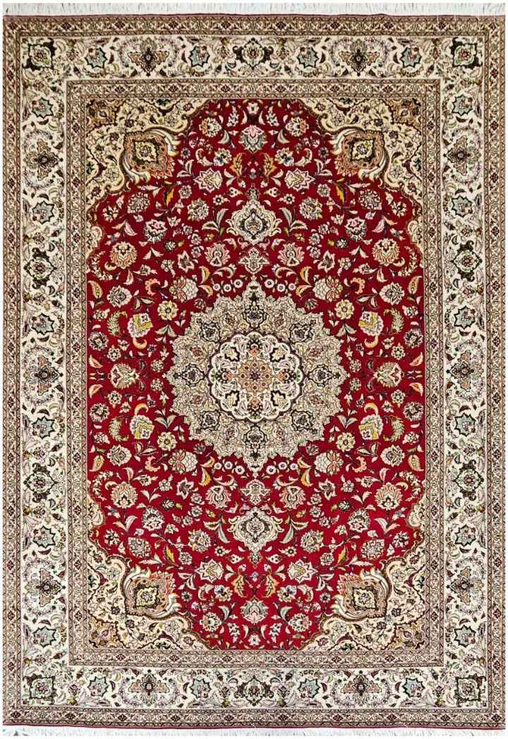 300x204cm Fine Persian Tabriz silk and wool - Rugoutlet