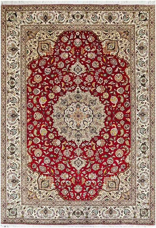300x204cm Fine Persian Tabriz silk and wool
