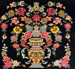 Fine Persian Tabriz Rug Silk and Wool 85cm x 60 cm