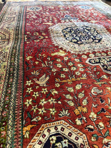 Fine Persian QUM/QOM Silk Rug 157 x 100 cm (5.15 x 3.28 ft)