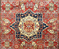Fine Persian Handmade Kazak Rug 195 cm x 154 cm
