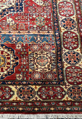 Fine Persian Handmade Kazak Rug 195 cm x 154 cm