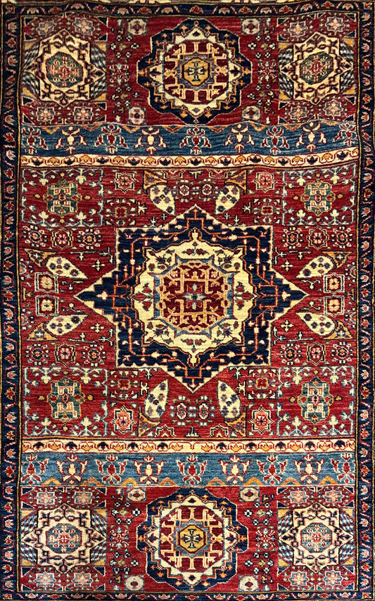 Fine Persian Handmade Kazak Rug 195 cm x 154 cm
