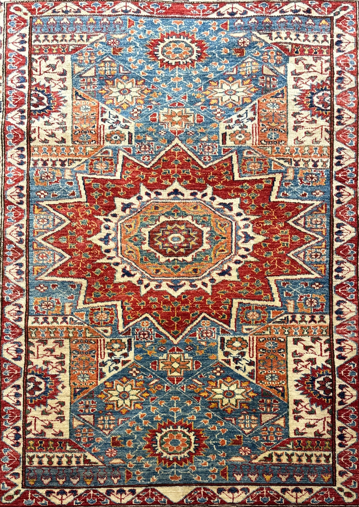 Fine Persian Handmade Kazak Rug 205 cm x 148 cm