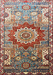 Fine Persian Handmade Kazak Rug 205 cm x 148 cm