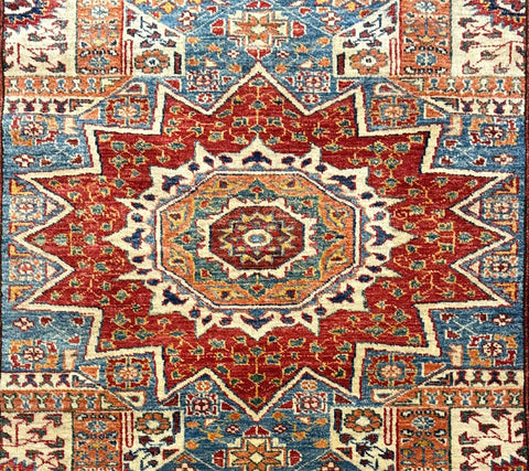 Fine Persian Handmade Kazak Rug 205 cm x 148 cm