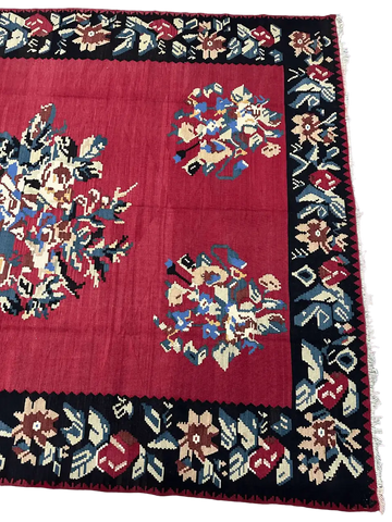 Old Anatolian Kilim Handmade Rug 326 x 245 cm (10.70 x 8.03 ft)