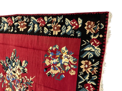Old Anatolian Kilim Handmade Rug 326 x 245 cm (10.70 x 8.03 ft)