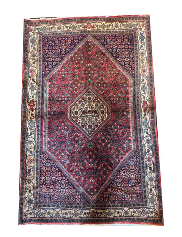 Fine Persian Bijar Rug 225 x 145 cm – Red Traditional Persian Rug