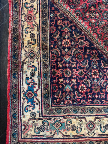 Fine Persian Bijar Rug 225 x 145 cm – Red Traditional Persian Rug