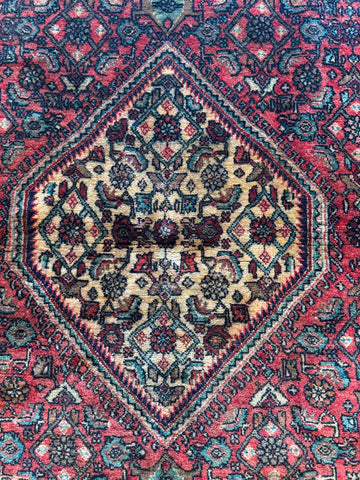 Fine Persian Bijar Rug 225 x 145 cm – Red Traditional Persian Rug