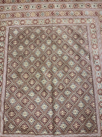 Fine Afghan Mushwani Handmade Rug 197 x 187 cm (6.46 x 6.14 ft)