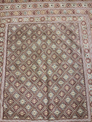 Fine Afghan Mushwani Handmade Rug 197 x 187 cm (6.46 x 6.14 ft)