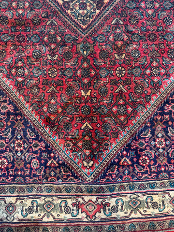 Fine Persian Bijar Rug 225 x 145 cm – Red Traditional Persian Rug