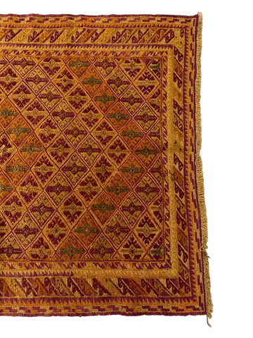 Afghan Mushwani Handmade Rug 187 x 148 cm (6.14 x 4.86 ft)